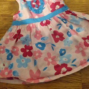 Tiny Tillia baby girl's size 3-6 months pink floral dress